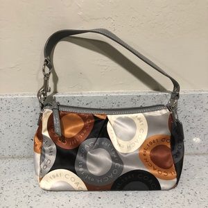 Coach Shoulder Bag/Purse Grey Small